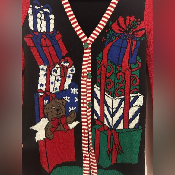 Ugly Christmas sweater cardigan - Picture 6 of 7